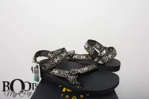 Teva Original Universal Old Lizard Black Sandals