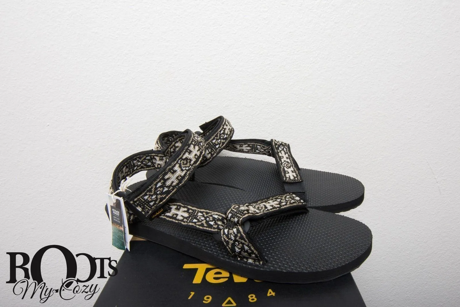 Teva Original Universal Old Lizard Black Sandals