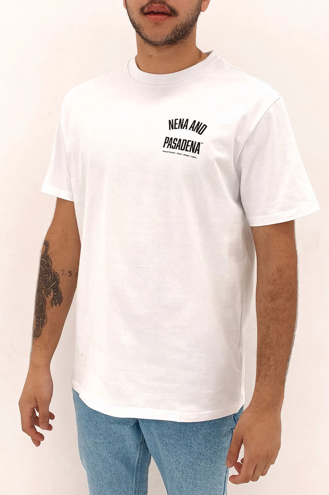 Transfer Relaxed Tee White