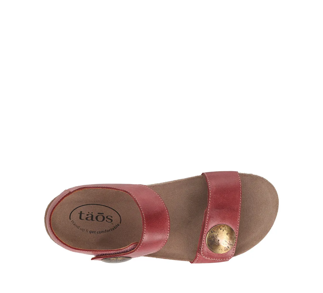 Women's Taos Luckie Color: Warm Red