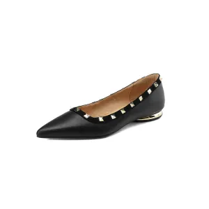 Zayla Studded Pointed Toe Flats